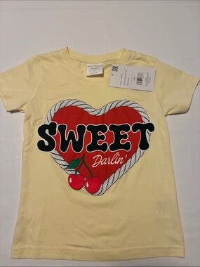 Southern Proper Kids' Yellow 'Sweet Darlin' Graphic Tee